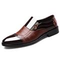 CCAFRET Men Shoes Newly Men's Quality Shoes Zapatos De Hombre Size Leather Soft Man Dress Shoes Man Flat Classic (Color : Chocolate, Size : 6)