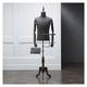 Adjustable height male mannequin body torso for display suits pants T-shirts, floor commercial adult Manikin Dress Form Dummy model with wood arms (Color : Tripod Stand)