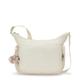 Kipling Womens Gabb Crossbody Bag With Adjustable Straps Beige Pear Large Beige Pearl I3945-3KA, Beige Pearl, L