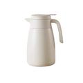 Electric Kettle Insulated Water Kettle Hot Water Kettle Household Large Capacity Thermos Hot Water Kettle Hot Water Bottle Stainless Steel Insulated Kettle Tea Kettle (Color : White, Size : 1.5L)