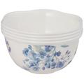 Lenox 833415 Butterfly Meadow Blue 4-Piece Dessert Bowl Set