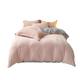 Double Bed Sheets And Duvet Cover Milk Velvet Embroidered Solid Color Four-piece Set Milk Velvet Duvet Cover Sheet Bed Set Falai Velvet Single Set Bed Sheet Set (Color : A, Size : 200/230cma)