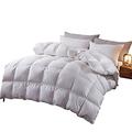 Fashion Soft Goose Down Comforter Duvet Winter Blankets Feather Bed Quilt Blanket Quilted (Color : White, Size : 200x230cm 4kg)