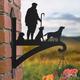 Game Season 'Labrador Trio' Steel Hanging Basket Bracket