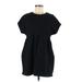 Wild Fable Casual Dress - Shift: Black Solid Dresses - Women's Size Medium