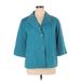 Lafayette 148 New York Blazer Jacket: Teal Jackets & Outerwear - Women's Size 18