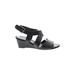 Franco Sarto Wedges: Black Shoes - Women's Size 9 1/2