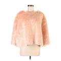 Zara Faux Fur Jacket: Pink Jackets & Outerwear - Women's Size Medium