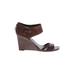 Via Spiga Wedges: Brown Shoes - Women's Size 7