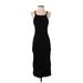 Old Navy Casual Dress - Midi: Black Solid Dresses - New - Women's Size Small