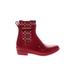 Coach Rain Boots: Burgundy Shoes - Women's Size 7