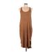 Aerie Casual Dress - Slip dress: Brown Dresses - Women's Size Large