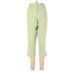 Lane Bryant Khaki Pant: Green Solid Bottoms - Women's Size 14 Plus