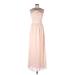 Little Mistress Casual Dress - Bridesmaid: Tan Dresses - Women's Size 8