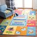 SAFAVIEH Kids Playhouse Machine Washable Slip Resistant Sheetal Rug