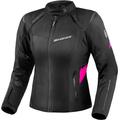 SHIMA Rush 2.0 waterproof Ladies Motorcycle Textile Jacket, black-pink, Size 2XL for Women