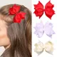 Oaoleer 2pcs feste Band Schleife Haarnadel für Frauen Mädchen Boutique handgemachte Bowknote Haars