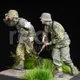 Harz figuren im Maßstab 1/35 Modell zusammen gebaute Kits gk Militär figuren Militär 2 Personen