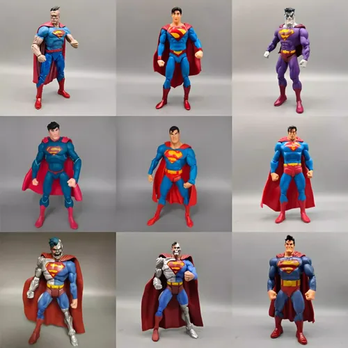 Superman 18cm Action figur Puppe Spielzeug Modell Garage Kit Cyber Superman McFarlane Spielzeug