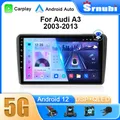 Srnubi-Autoradio 2 Din Android 12 Lecteur de Limitation Carplay Unité Principale Navigation GPS