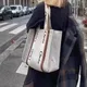 Sac à main en toile avec lettres pour femme sacs à main à bandoulière sacs à main d'embrayage