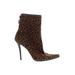 Stuart Weitzman Boots: Brown Animal Print Shoes - Women's Size 10