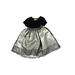 Blueberi Boulevard Special Occasion Dress: Silver Skirts & Dresses - Kids Girl's Size 4