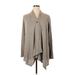 AB Studio Cardigan Sweater: Tan Sweaters & Sweatshirts - Women's Size X-Large