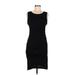 Leith Casual Dress - Bodycon: Black Solid Dresses - Women's Size Medium