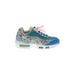 Nike Sneakers: Blue Paint Splatter Print Shoes - Women's Size 10 1/2