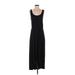 FELICITY & COCO Casual Dress - Slip dress: Black Solid Dresses - Women's Size Small