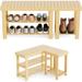 Rubbermaid 3 Tiers Entryway Shoe Storage Bench, Premium 2 Independent Shoe Rack Bench, Perfect For Entryway, Bedroom, Bathroom, Living Room | Wayfair