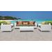 Miami 6 Piece Outdoor Wicker Patio Furniture Set 06e in Cilantro - TK Classics Miami-06E-Cilantro