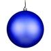 The Holiday Aisle® Holiday Décor Ball Ornament Plastic in Indigo | 3 H x 3 W in | Wayfair B2E08D7FEFB64799B23FB1A549F5FE9E