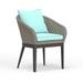 Joss & Main Aberdeen Patio Dining Chair w/ Cushions Wicker/Rattan in Gray | Wayfair A264C6A4BF864119AA195B57608F9673