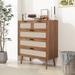 Bay Isle Home™ Apryle 5 - Drawer Accent, Rattan | 37.8 H x 31.5 W x 15.8 D in | Wayfair 0864C9842B4F48768EF08FC19115E865