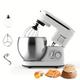 Powerful 1200w Electric Stand Mixer With 4.2l Stainless Steel Bowl, With 6-speed Tilt-head Food Mixer, Kitchen Electric Mixer With Dough Hook, Beater