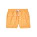Straight-leg Short-length Printed Recycled Swim Shorts - Orange - Frescobol Carioca Beachwear