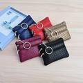 Mini Argyle Embossed Coin Purse, Fashion Credit Card Holder, Multi Zipper Pu Leather Wallet