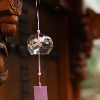 TEMU 1pc, Cherry Wind Chimes Birthday Gift And Japanese Small Goods Hanging Ornaments Decorations Image