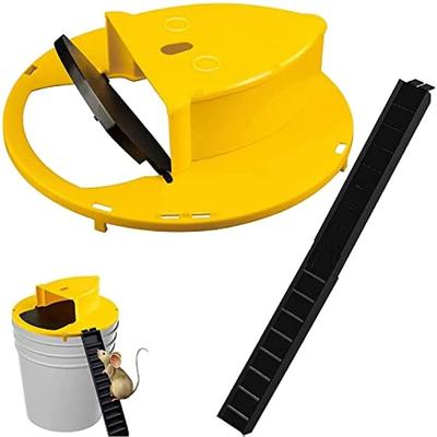1pc, Mouse Trap Bucket, Turnover And Slide Bucket Lid Mouse Trap, Easy Set-up & Cleanning For Indoor & Outdoor, Mouse Trap Compatible, Humane Or Lethal Bucket, Compatible 5 Gallon Bucket