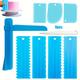 4/9pcs, Cake Scrapers, Plastic Cake Smoothers, Cake Decorating Tools, Baking Tools, Kitchen Gadgets, Kitchen Accessories, Home Kitchen Items