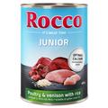 STAND_BY! 6 x 400 g Rocco Junior - Carni bianche e Selvaggina con Riso e Calcio