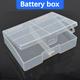 Aa/aaa Battery Storage Box Transparent Battery Storage Box Which Can Hold 24 Aa Batteries Or 24 Aaa Batteries