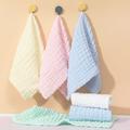 Muslin 6 Layers Cotton Soft Baby Towels, Baby Face Towel Handkerchief, Swimming Feeding Face Washcloth Wipe Burp Cloths