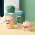 [customized Products]personalized He Name Infant Milk Powder Snack Storage Box Baby Travel Essentials Cute Dinosaur Cartoon Storage Box