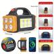 1pc Multi-functional Source Outdoor Portable Light, Solar Charging Led Camping Light, Can Charge Mobile Phone