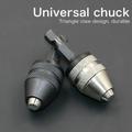 1pc Keyless Drill Chuck: 0.3-3.6mm Hex Shank Adapter For Quick Change On Mini Drills