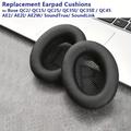 Replacement Ear-pads For Bose Quietcomfort Qc 2 15 25 35 Ear Cushions For Qc2 Qc15 Qc25 Qc35 Qc45 Soundlink/soundtrue Around-ear Ii Ae2 Headphones (black)