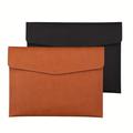 Premium Faux Leather Document Bag: Perfect For Business, School & Office Storage!